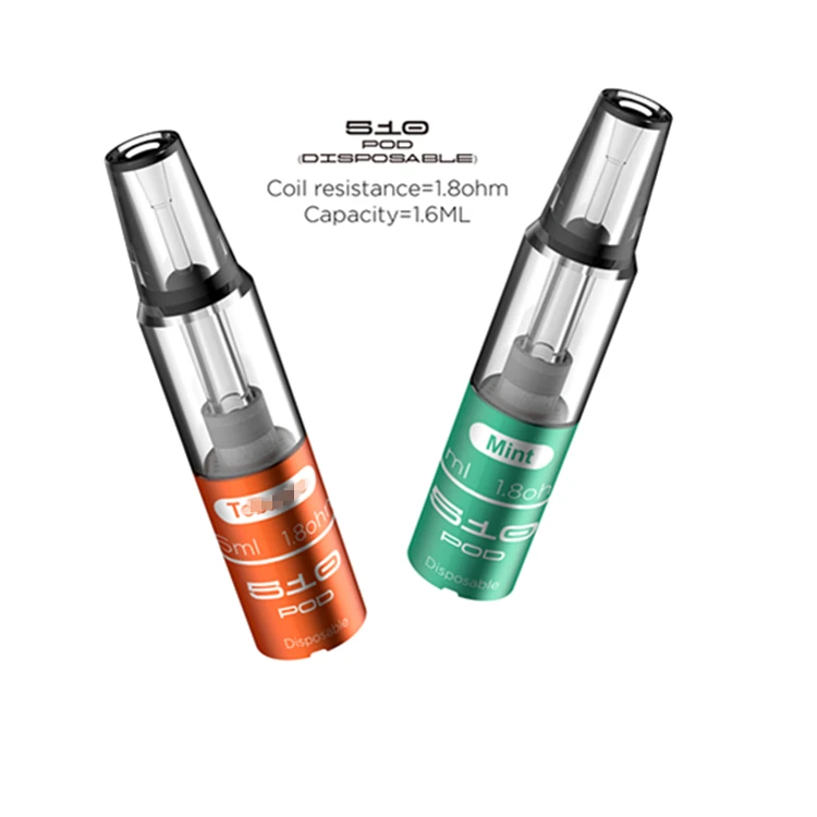 
Best selling vape pod for 510 thread battery vape pen 