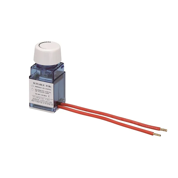 Customizable Logo Easy to Install 0-100% Dimming LED Knob Dimmer Taiwan-Made for Trailing Edge Phase Control