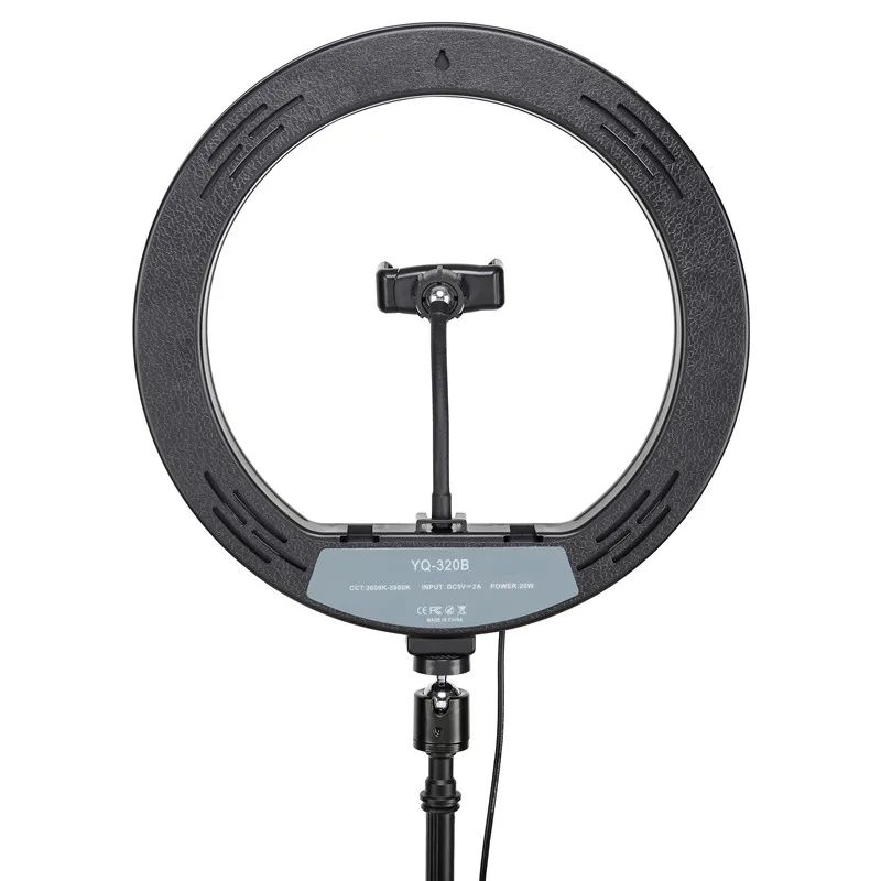 Zomei 12 Inches 320B USB LED Ring Light Studio Photo LIVE STREAM Video Dimmable Lamp Selfie Camera