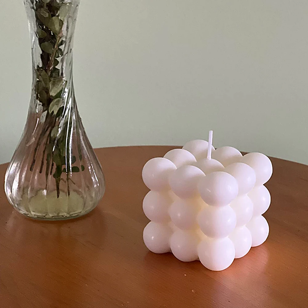 3D Bubble Candle Making molds Silicone Unique DIY Candle Molds for Candle Making