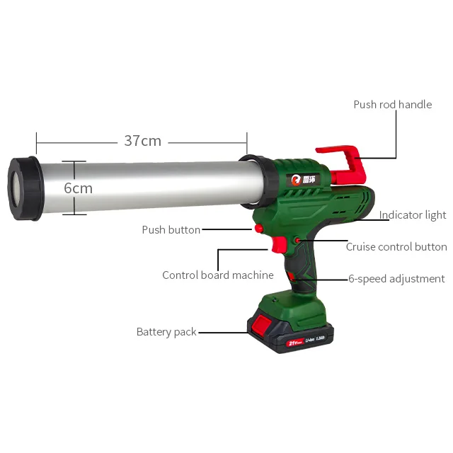 Leihuan electric glue gun seam tools glass Structural automatic machine Cordless Caulking Guns