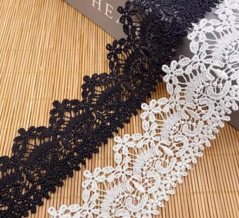 wholesale fancy lace wrap embroidery trim ribbon lace ribbon