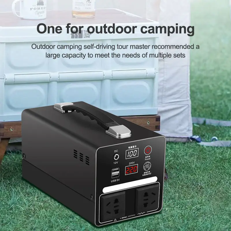 220V Portable Home Power Station for Self-Driving, Camping, and Live Streaming with Outdoor Power Supply Equipment