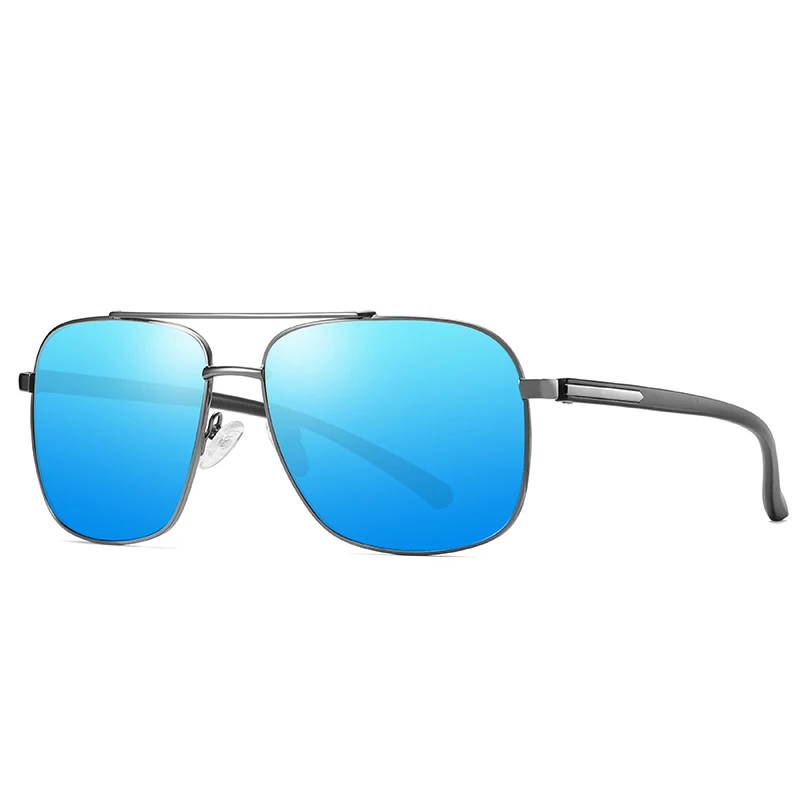 Top notch original factory men high quality metal sunglasses polarized cat 3 uv400 sunglasses uv400 polarized driving glasses