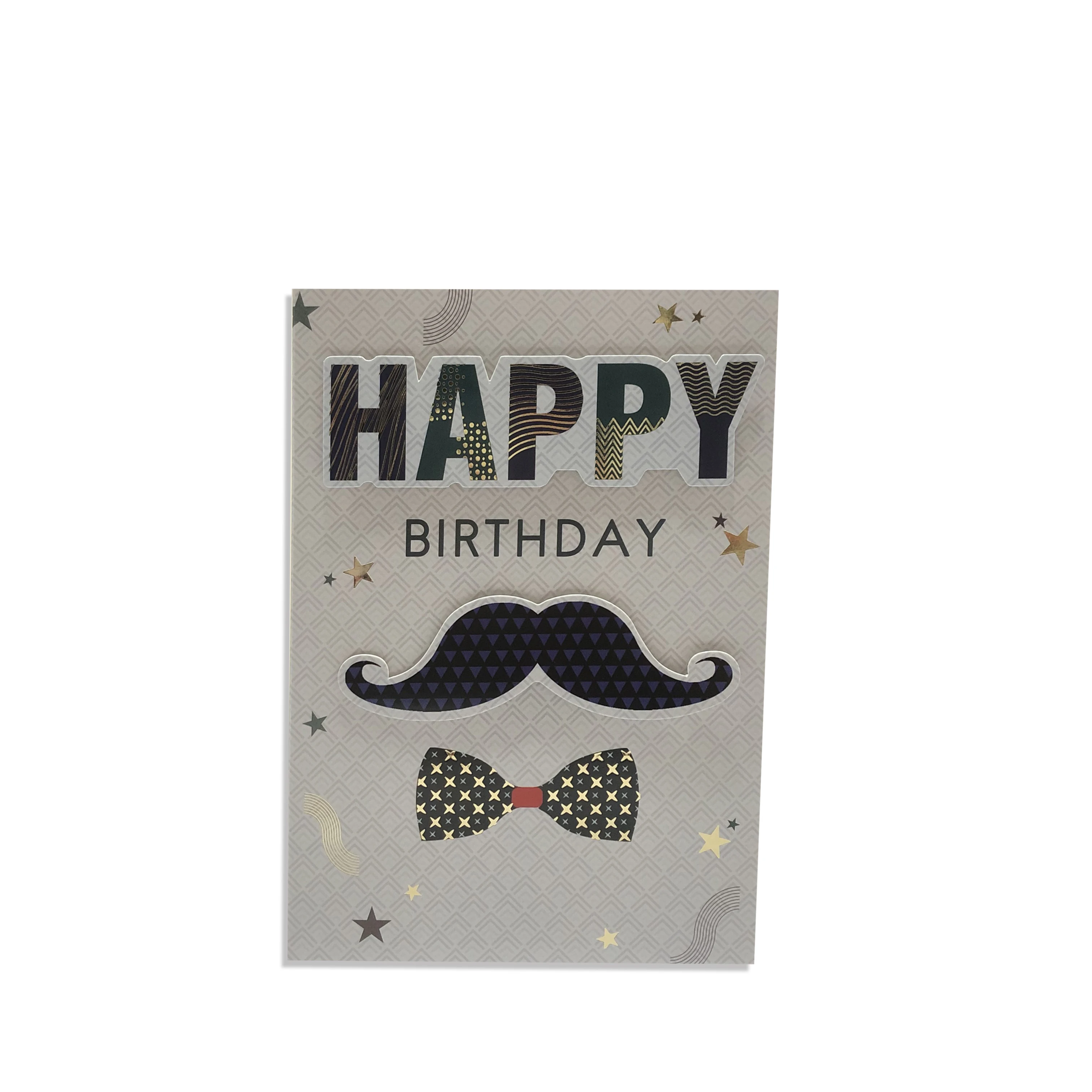 Handmade greeting card birthday design custom printing birthday cards for men