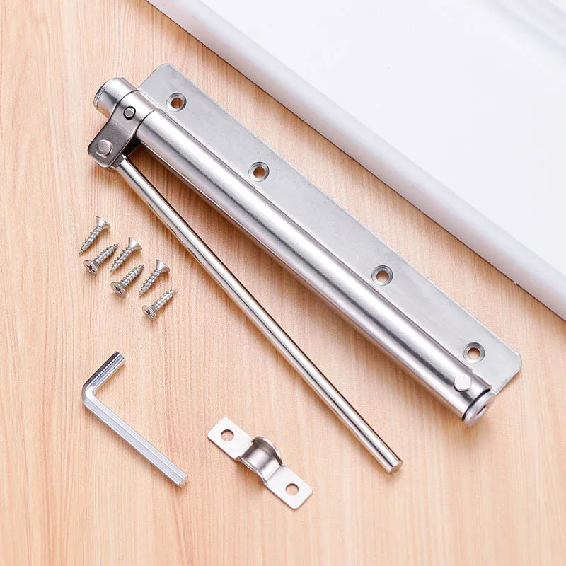 OEM ODM Aluminum Alloy Automatic Household Door Closer Invisible Spring Soft Closing Door Closer