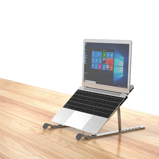 Invisible Fold Ergonomic Adjustable Aluminum Laptop Stand Portable Laptop Notebook Stand
