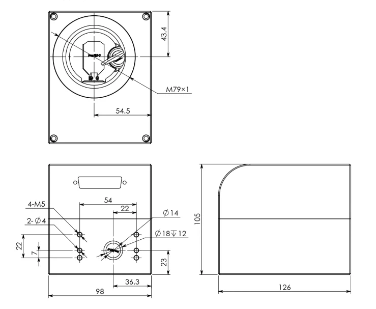 Sino Galvo SG2208 Auto-Focusing Laser Galvanometer Galvo Scanner Head New Condition Competitive Price Manufacturing Motor
