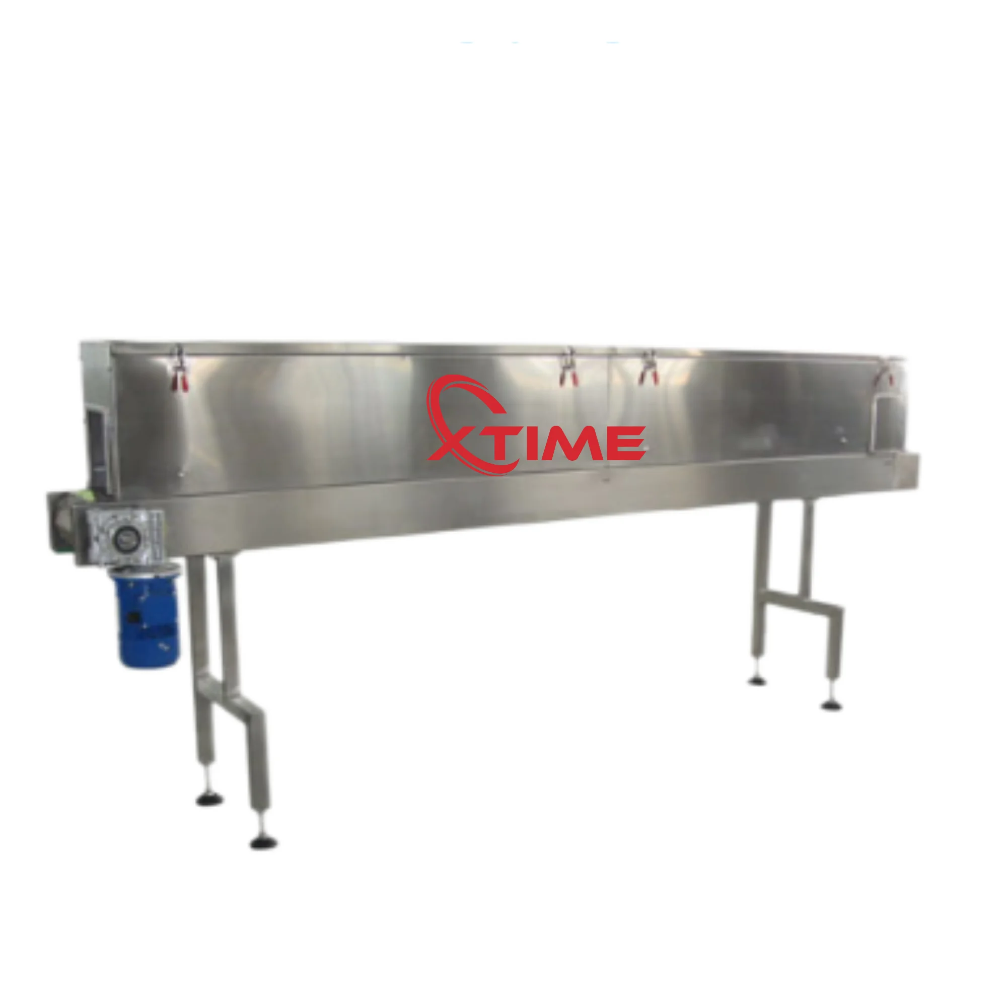 Fully automatic UV lamp sterilizer disinfect tunnel machine for empty food bottle canned jar bag pouch tray container