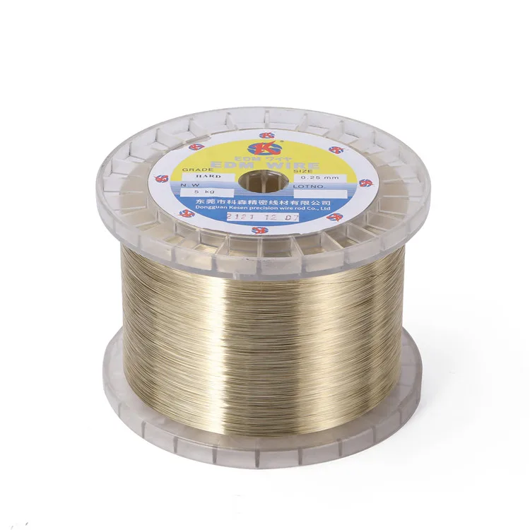 EDM Brass Wire H63 Electrode Wire 0.20mm 0.25mm