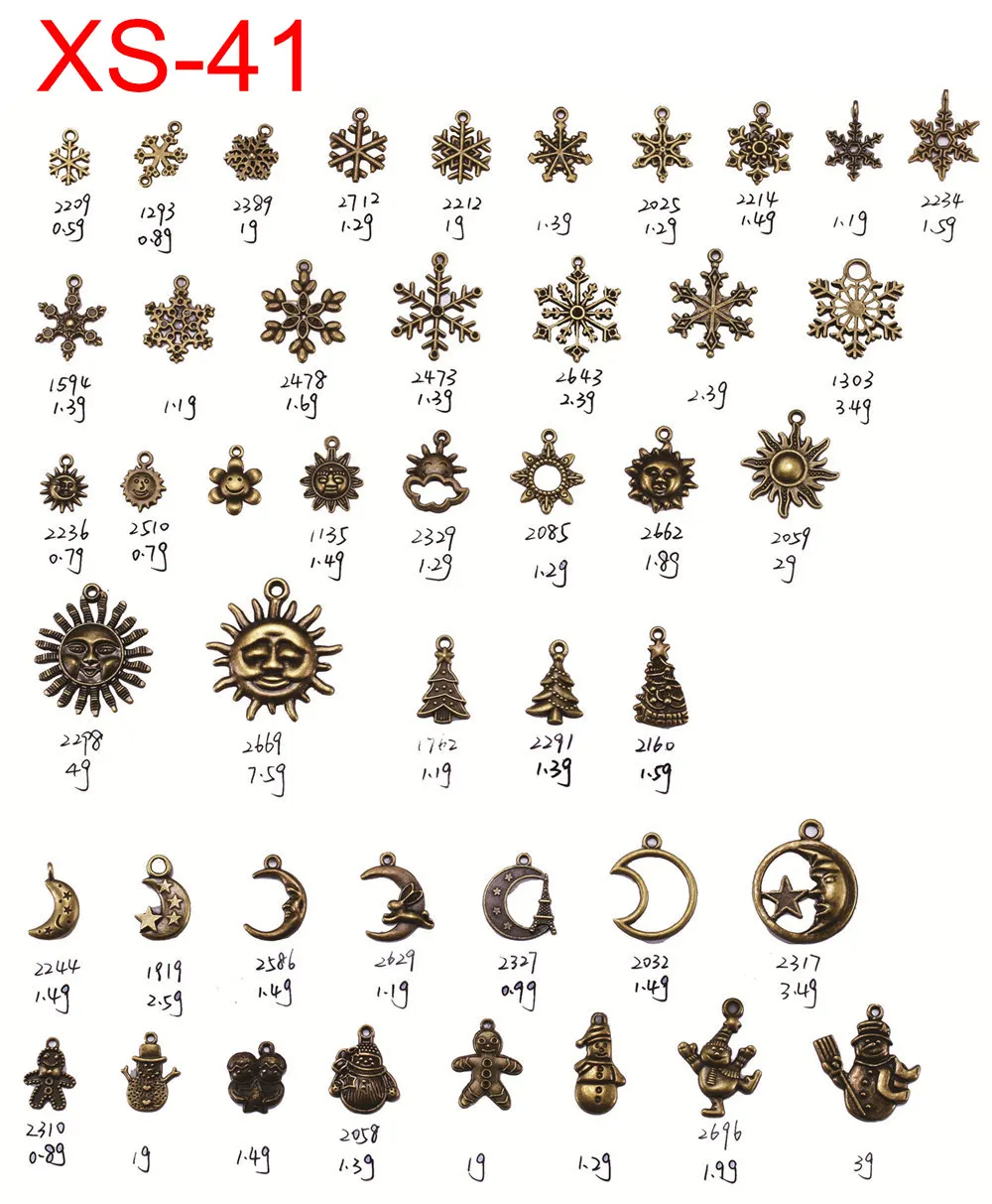 Wholesale hundreds of design choices  brass color DIY charms & pendant for passport cover