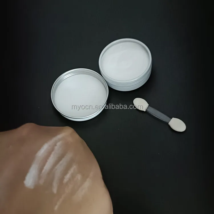 Hot sell 20g white colored permanent makeup microblading eyebrow lip tint mapping cream brow paste