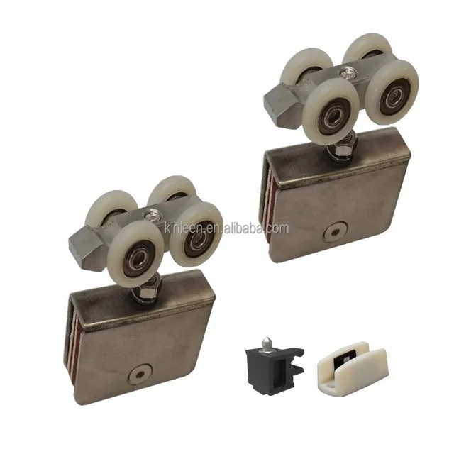 Роликовые металлические фитинги стеклянные раздвижные двери оборудование вешалка для дверей лифта роликовые