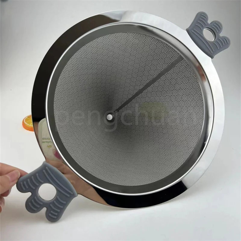 Hot sales pour over coffee cone clever coffee dripper/reusable stainless steel coffee filter