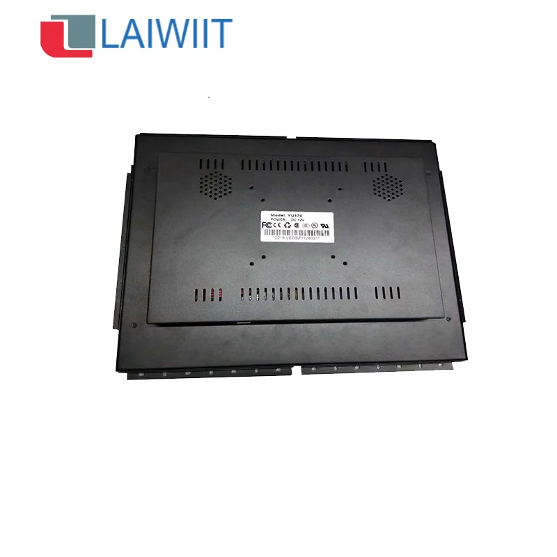 LAIWIIT hot sale embedded 17 inch  touch screen monitor resistive touch wall mount openframe HMI monitor