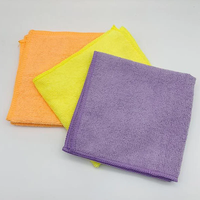 Changshu Manufacturer Cheap Super Absorbent Microfiber Washcloth Kitchen Duster Cleaning Cloth