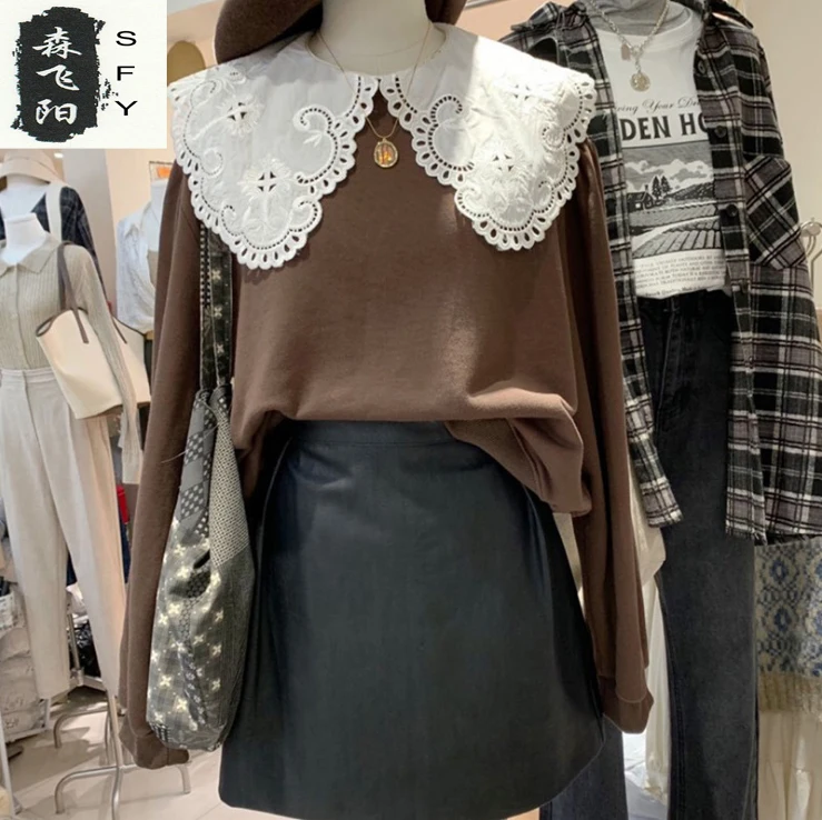 Lace line high quality cotton embroidery lace water-soluble lace fabric doll collar dress decorative collar