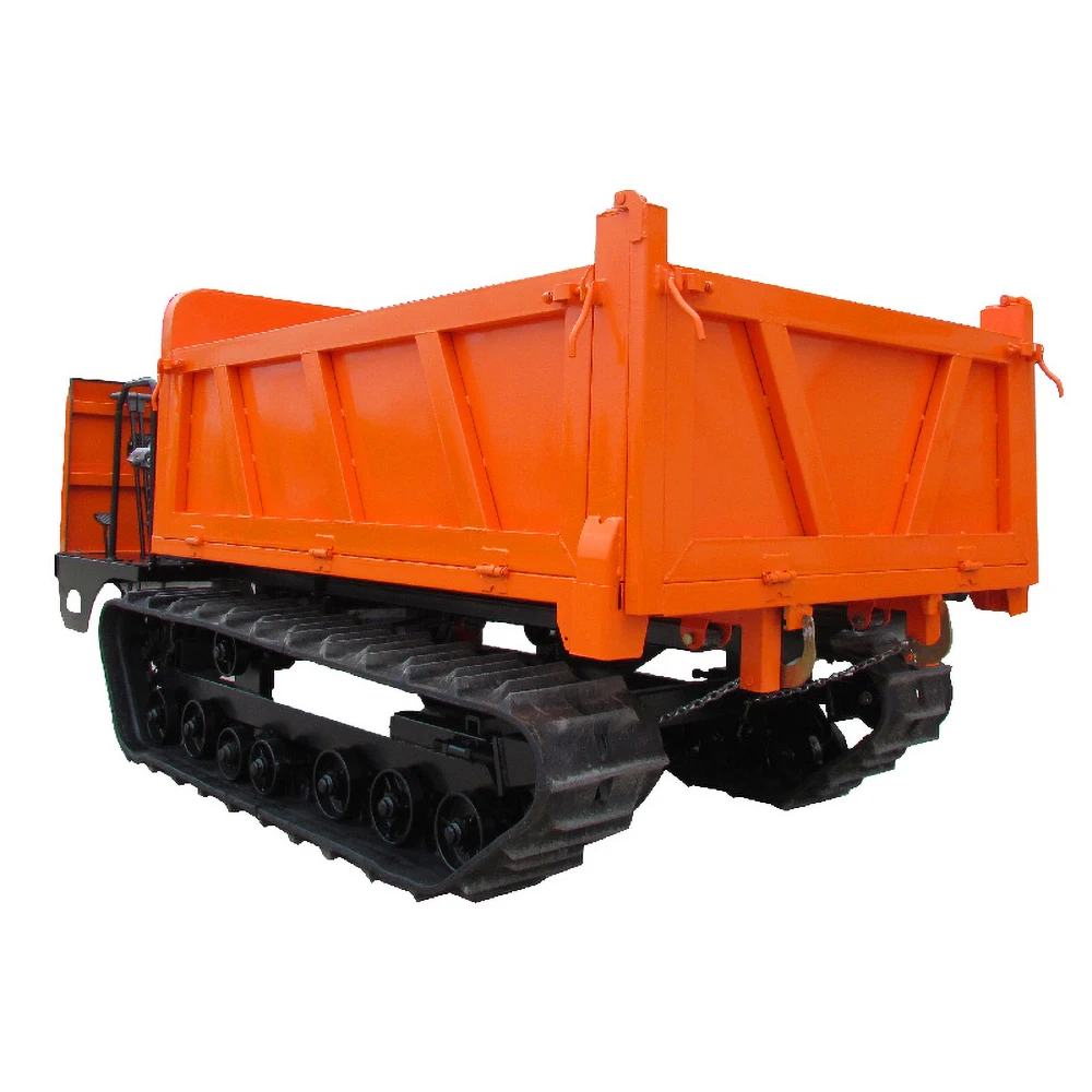 Agricultural 1.5 Tonne Crawler Truck Load Capacity 8-10 Tonne Dump Truck Smooth Hill Climbing