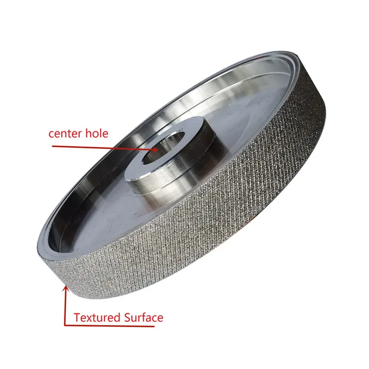 Textured Electroplated Diamond Grinding Wheels for Ceramic Glass Carbide