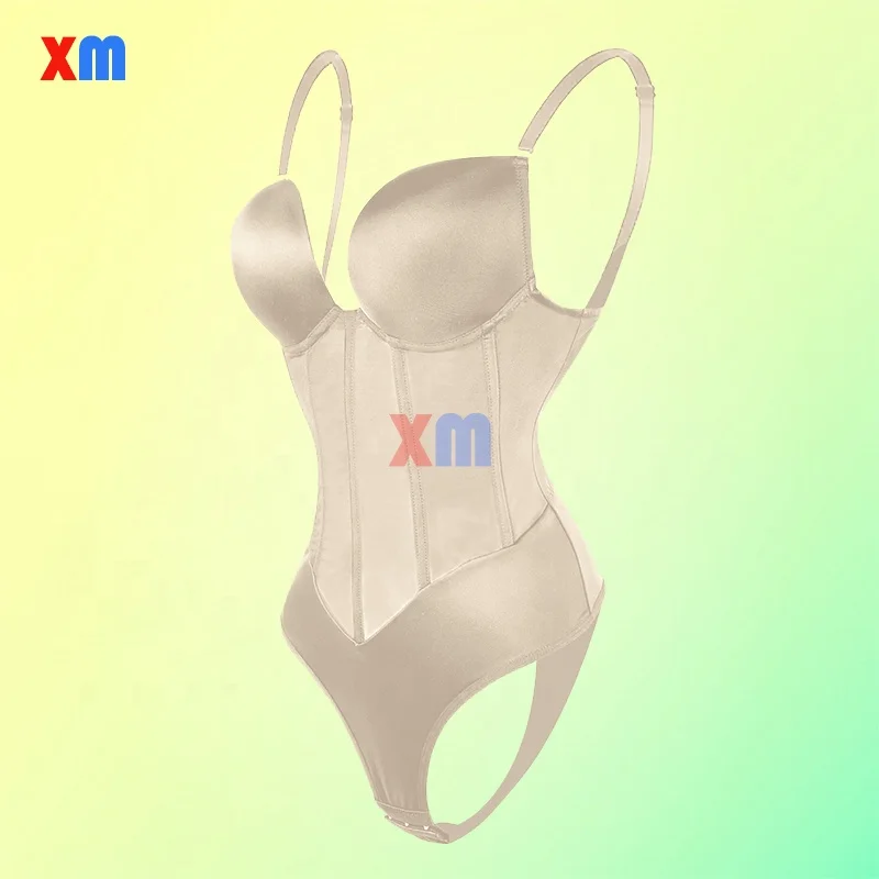 Hot Selling Waist Trainer Shaper Tummy Control Bodysuit High Compression Garment Fajas Colombian Shapewear With Rods