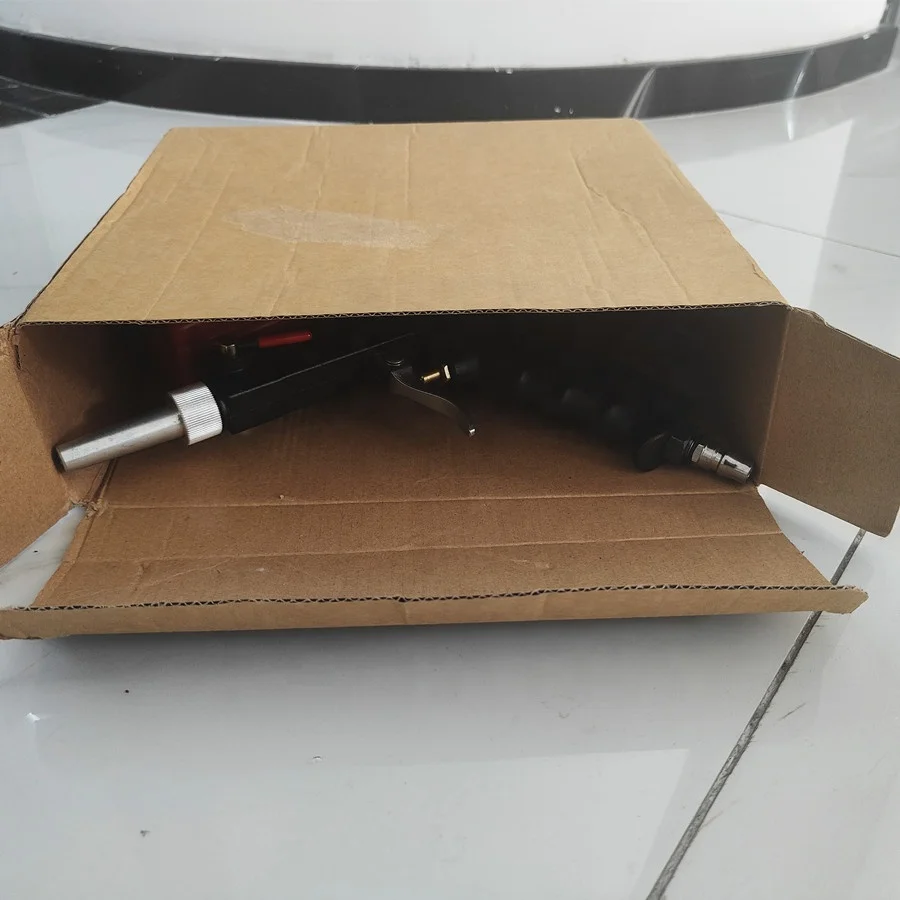 High Speed Sandblaster Gravity Feed Speed Air Sandblasting Gun Kits Portable Media Blaster Gun