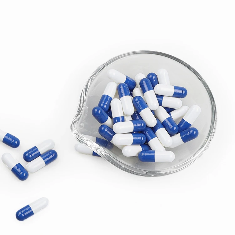 Натуральные пустые желатиновые капсулы размером 2 00 Синий желатин натуральные 0 1 3 4 по индивидуальному заказу