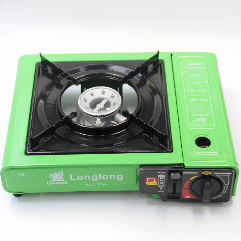 High-Quality Outdoor Camping Butane Gas Stove  Portable Camping Burner  Compact Card-Type Portable Gas Stove