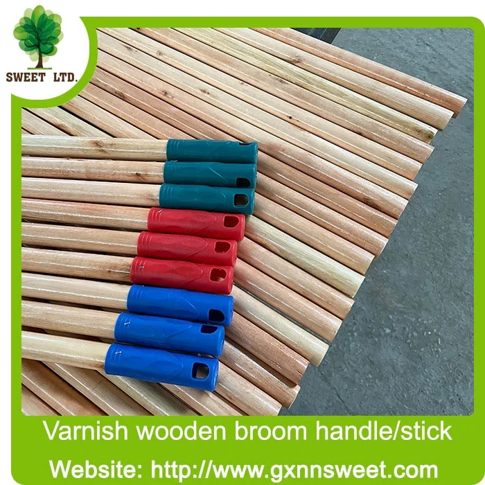 1.5 Meter 1.4 Meter Length 25mm Diameter Broom and Dustpan Set Broom Stick by Machine Making Wooden Stick Broom Handle