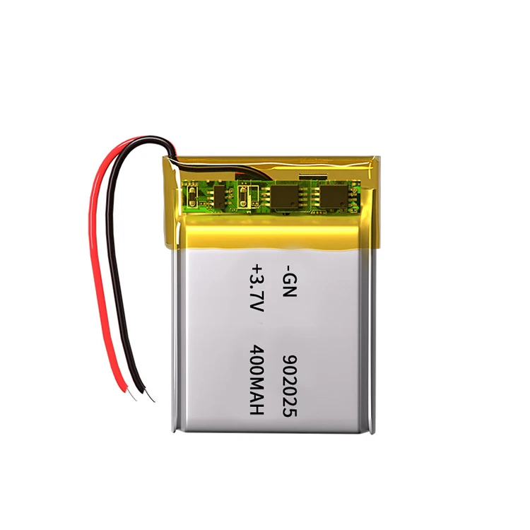 Wholesale 902025 rechargeable polymer battery 3.7v li-polymer battery 400mah 902025 lithium lipo battery