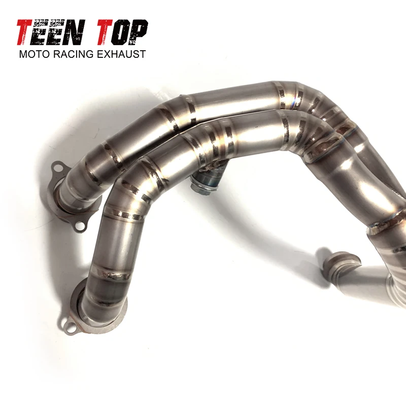 Universal offroad bike titanium alloy exhaust muffler silencer for KTM Duke790 890 Header Pipe Exhaust 2019+