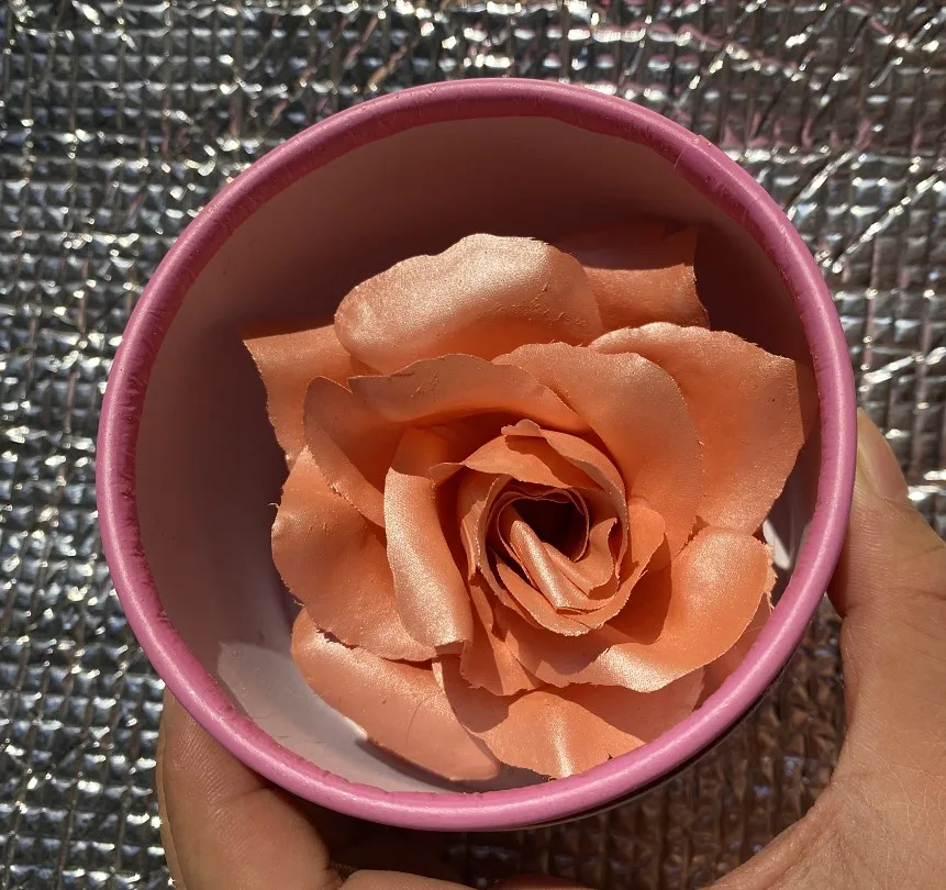 Make Your Own Long Lasting Brighten Cheek Highlighter Blusher Glitter Petals Flowers 3D Rose Blush
