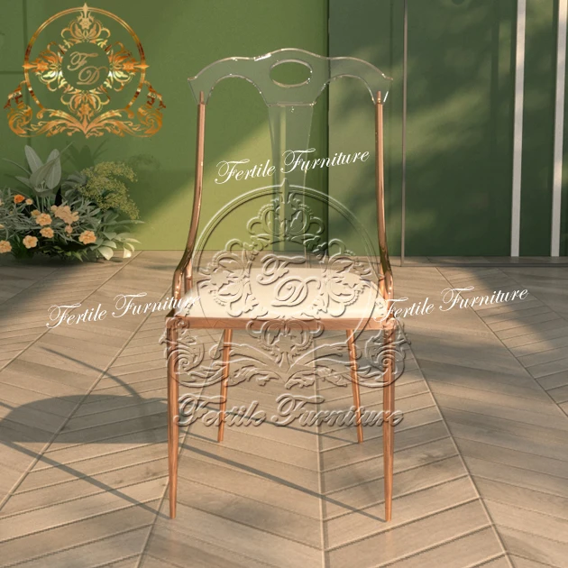 Acrylic Tiffany  Wholesale  Acrylic Chaises De Mariage Wedding Chair
