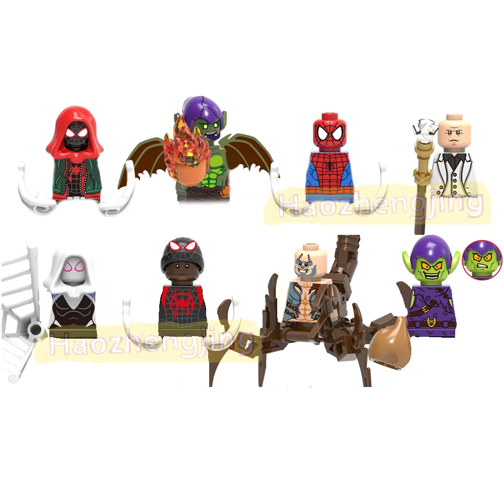 X0241 Super Heroes Spider-Man Mini Figure Block Building Blocks Minifigs Character Children Action Movie Kids Educational Toys