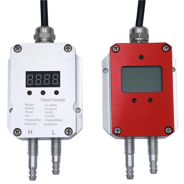 SPT311 4-20mA Air Differential Pressure Transmitter For Water Differential Pressure Sensor with LCD