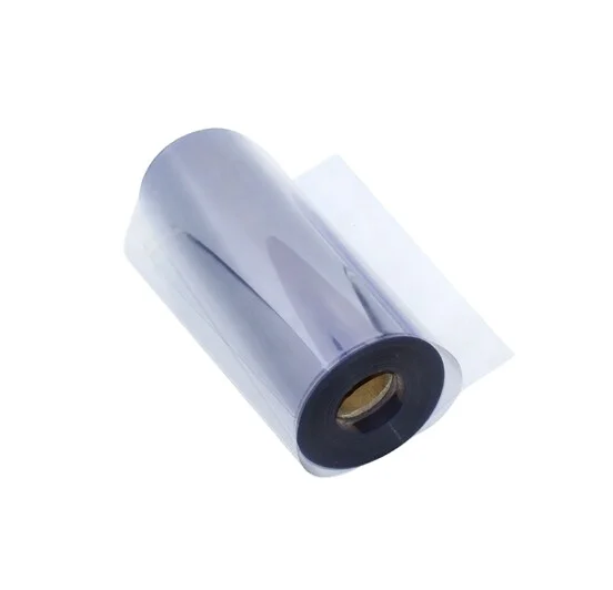 PVC plastic roll food grade pvc sheet rigid clear pvc film roll for folding box