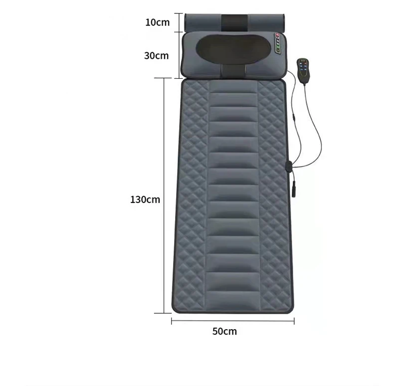 Multifunctional neck massage bed therapy Acupressure full Body Massage Mattress for