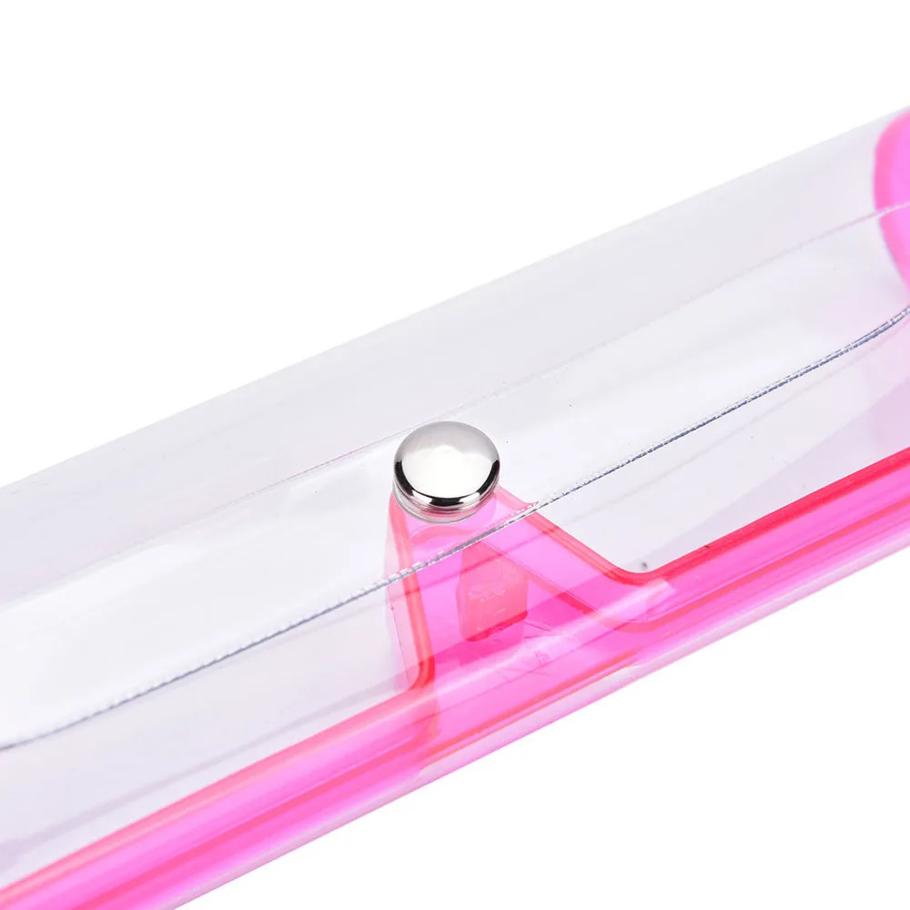 Amazon Hot Sell Transparent snap fastener Eyeglass Case Multicolour Eyewear Case PVC Glasses Box