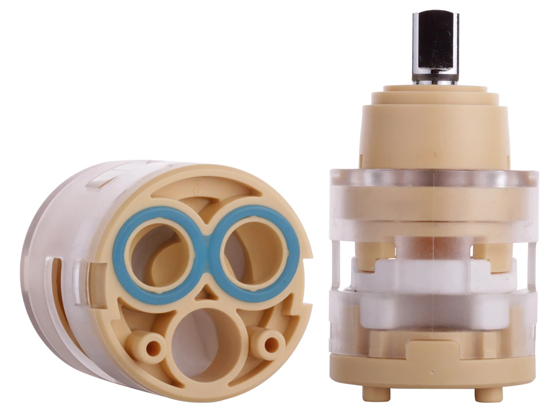 45mm Yellow Colour High Flow Faucet Ceramic Cartridge for India Market