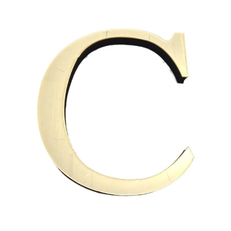 10cm/ 20CM acrylic mirror stickers with EVA DIY English letters for dormitory restaurant  mirror advertising letters