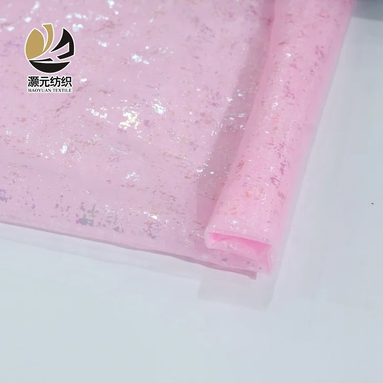 Бронзовая сетка, запас симфонии, блестящая новая одежда, Роскошная ткань органзы 2020 для детей