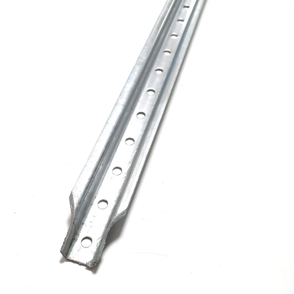 Custom 8ft Galvanized Metal Steel square U Channel Stop Sign Post Traffic Street Sign Posts