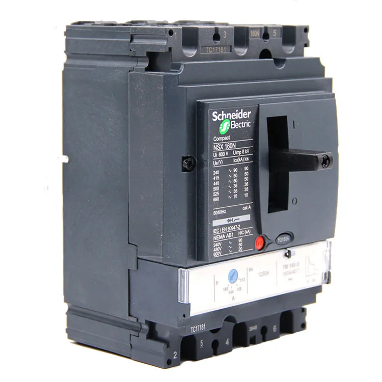  LV430840 Merlin Gerin MCCB OEM/ODM заводской компактный NSX 160 Amp 3 Pole NSX160N