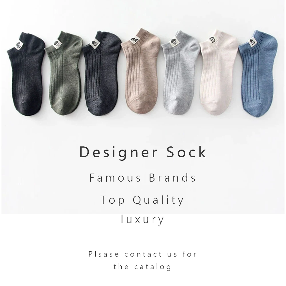 High Quality Men Designer Letter gg Printed Striped Sport Soft Cozy Breathable Socks