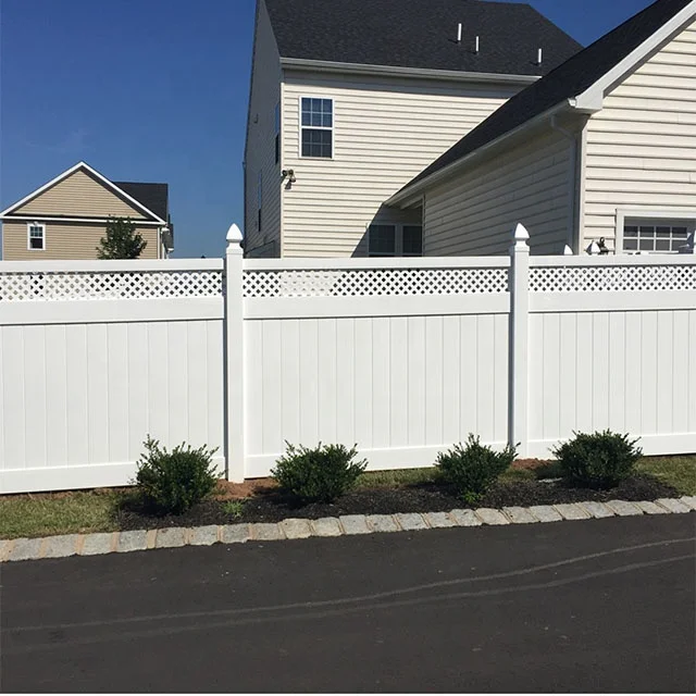 fentech cheap outdoor pvc/plasitc/vinyl lattice privacy lattice
