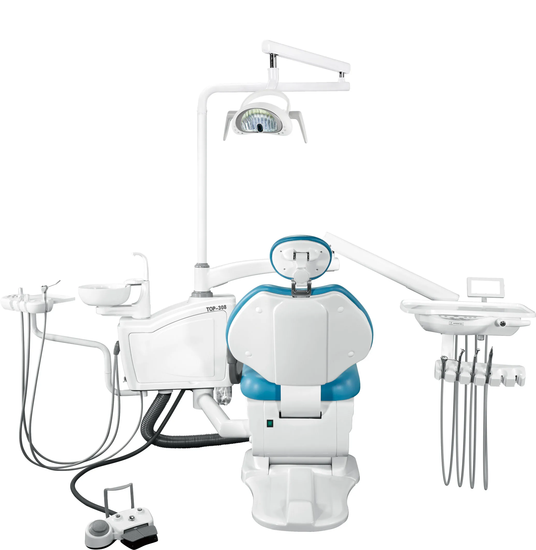Unique and Professional Computer Controlled Dental Chair ISO/CE Approved type TS-TOP308 Standard with good price