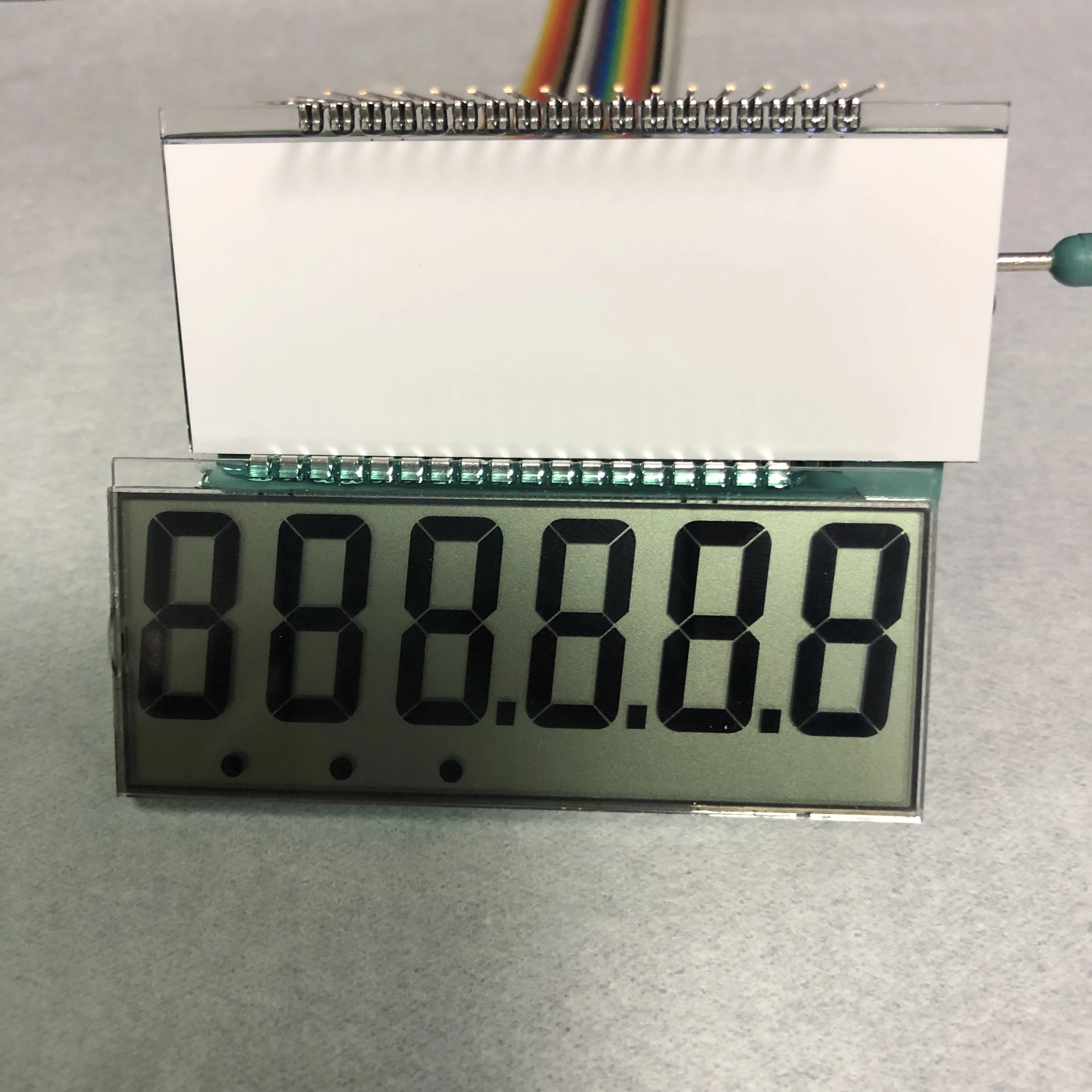  Manufacturer lcd display 6digit 6 point 7 segment screen Electronic scale displays drive LCD