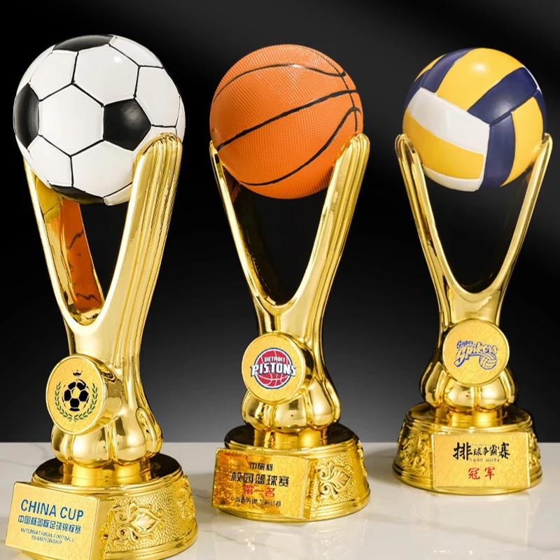 Resin material custom trophy  Curry Bryant than James Memorial Souvenir Basketball trophy