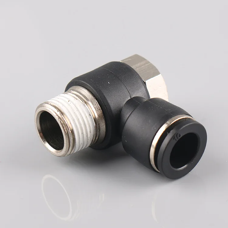 
Plastic Union Straight Male Retail Shop Pneumatic Air Pipe Fitting Air Compressor Fitting Push in Fitting for Air Hose 