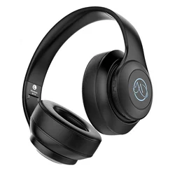 BH10 OEM LED stereo wireless bluetooth 5.0 super bass ANC HIFI sound headphone with active noise cancelling headphones bluetooth