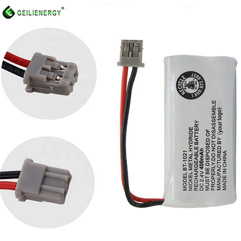 1.2v 300mah rechargeable aaa size batteries  2.4V ni mh battery pack for cordless phone